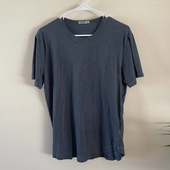 Buck Mason Shirts Buck Mason Blue Grey Short Sleeve Tee Shirt Mens